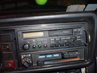 VW Cabriolet, dashboard, instrument cluster, lights