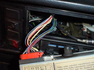 VW Cabriolet, dashboard, instrument cluster, lights