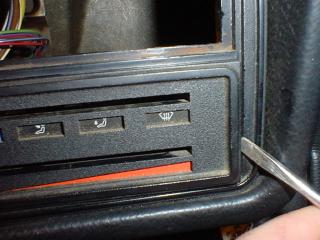 VW Cabriolet, dashboard, instrument cluster, lights