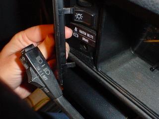 VW Cabriolet, dashboard, instrument cluster, lights