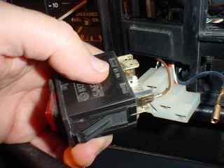 VW Cabriolet, dashboard, instrument cluster, lights