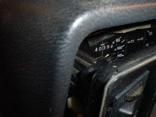 VW Cabriolet, dashboard, instrument cluster, lights