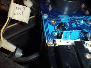 VW Cabriolet, dashboard, instrument cluster, lights