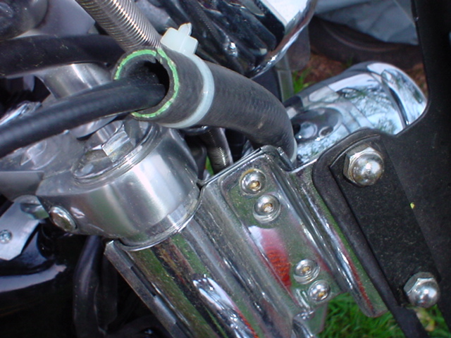 Honda VLX steering cover repair